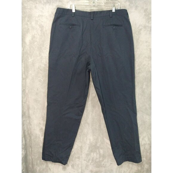 LL Bean Pants Mens 40x32 Gray Chino Natural Fit Flat Front High Rise Outdoor - Picture 2 of 9